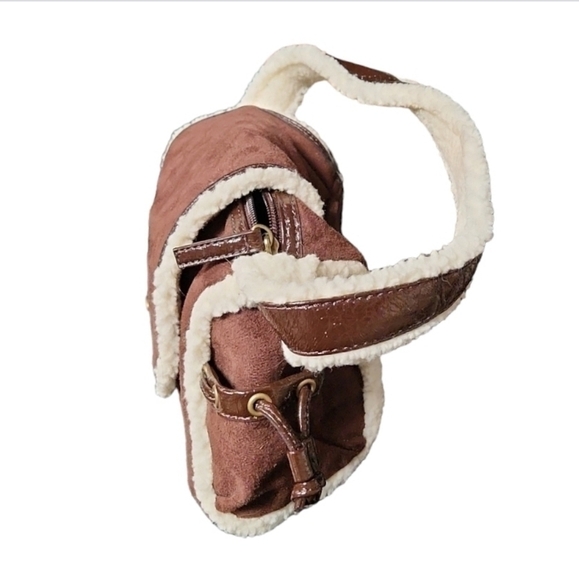 Bath & Body Works Suede and Sherpa Purse - Picture 3 of 7